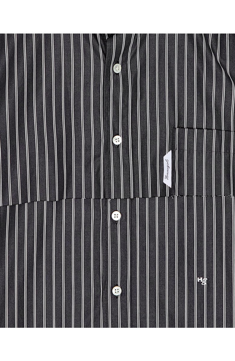 Hommegirls Long Sleeve Layered Shirt, Alternate, color, Black Stripe