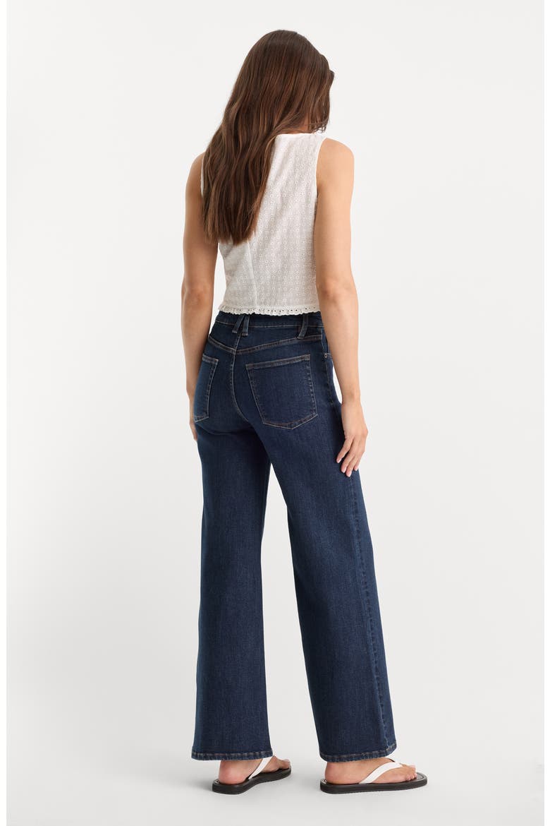 Good Waist High Waist Palazzo Jeans, Alternate, color, INDIGO1231