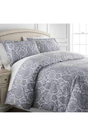 SOUTHSHORE FINE LINENS Luxury Premium Oversized Boho Paisley Print Reversible Comforter 3-Piece Set