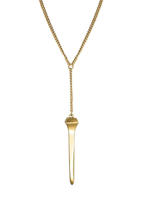 Diamond Nail Necklace