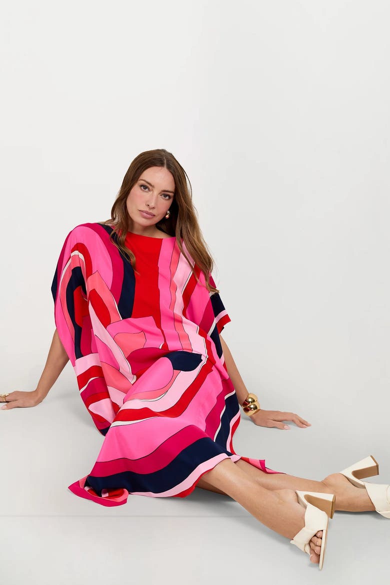 Jalani Maxi Caftan Dress, Alternate, color, Multi