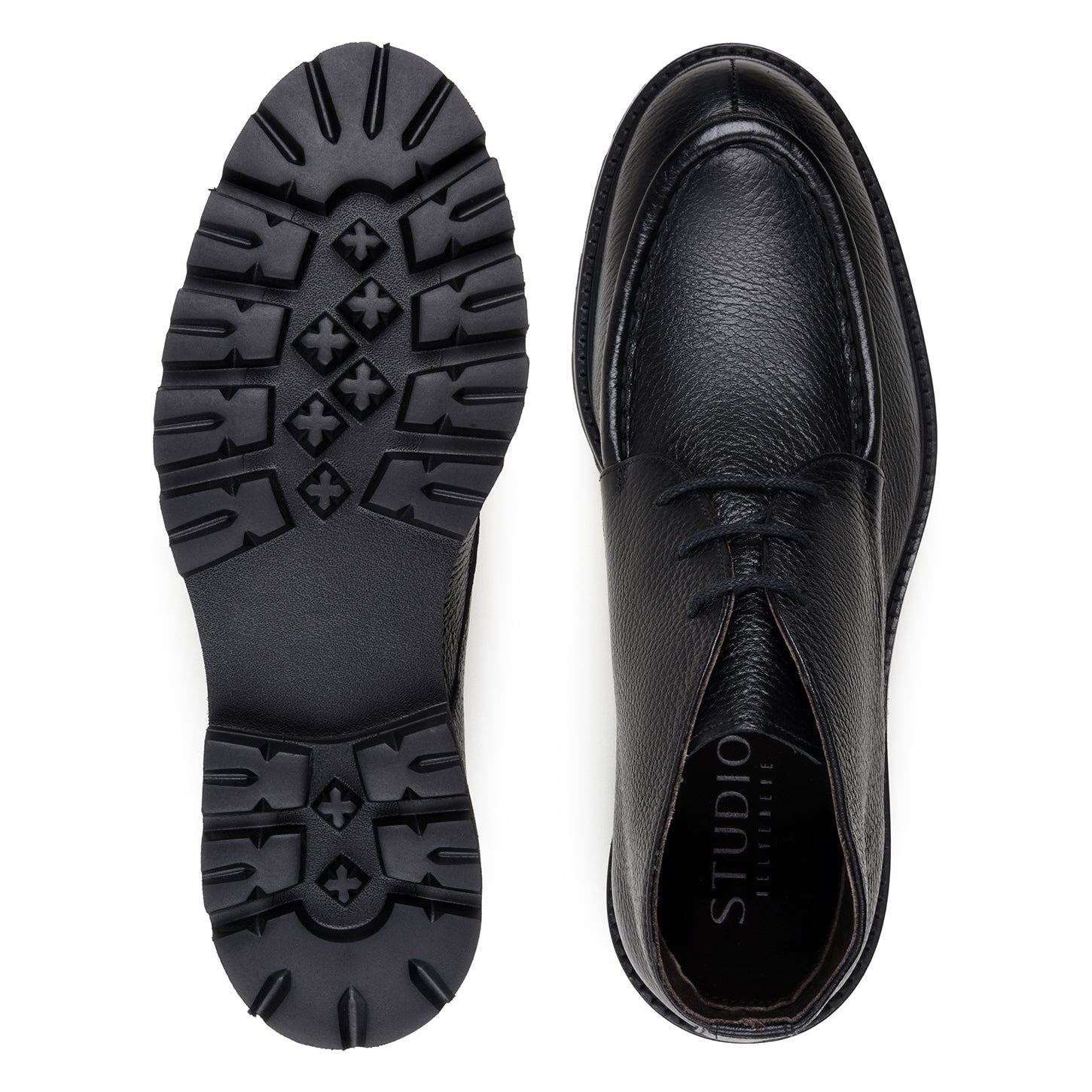 Rinaldo Moc Toe Chukka Boot, Alternate, color, Black
