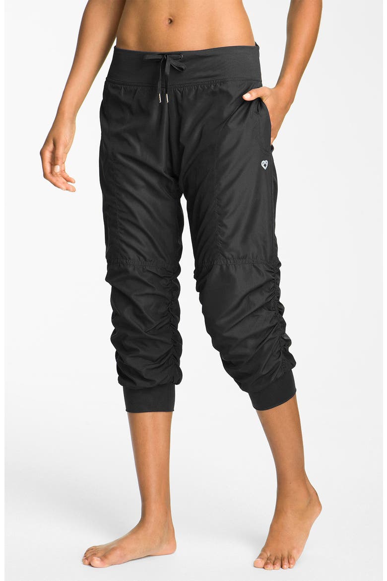 'Cool Down' Capris, Main, color, BLACK