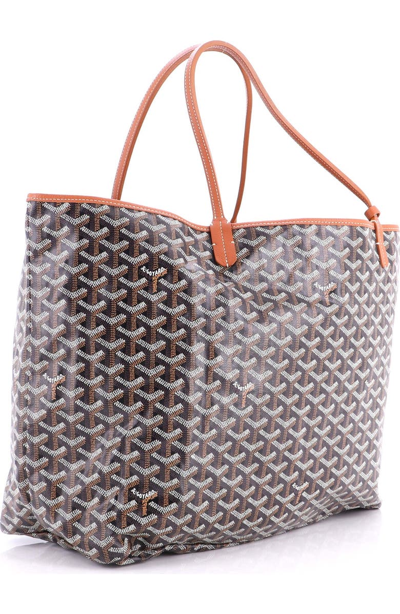 Pre-Owned Goyard Saint Louis Tote Coated Canvas GM, Alternate, color, Black