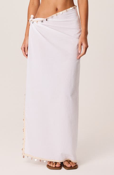 Zelie Shell Wrap Maxi Skirt