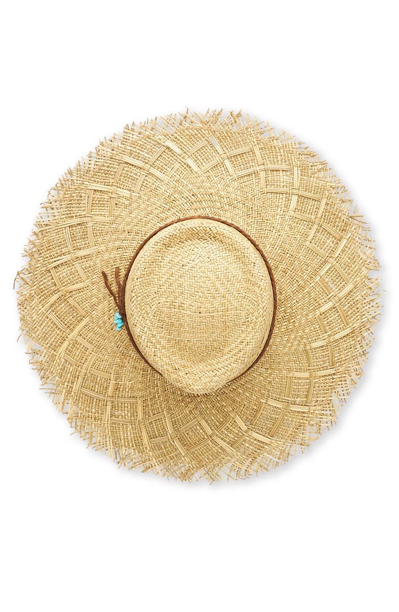 Fortela Caribe Straw Hat, Alternate, color, Natural