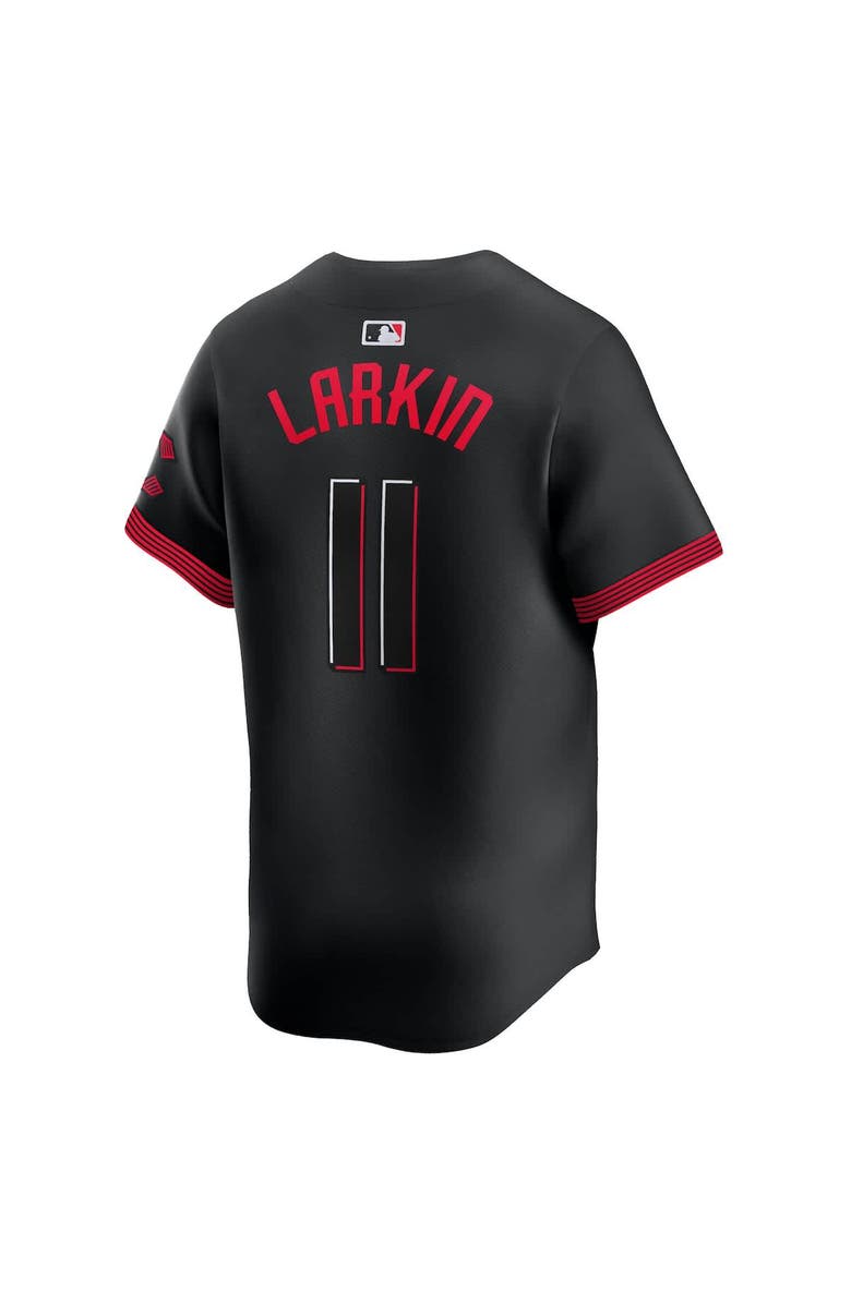Nike Men's Nike Barry Larkin Black Cincinnati Reds City Connect Limited Jersey, Alternate, color, Black