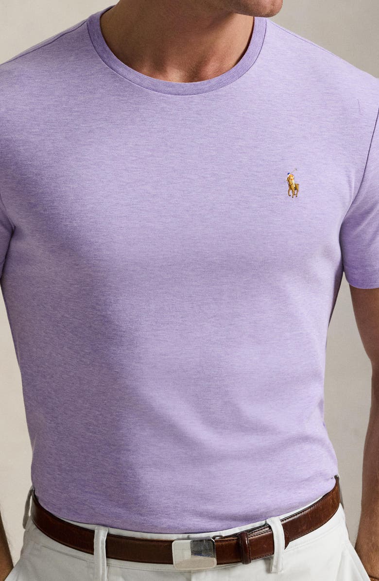 Polo Ralph Lauren Solid Cotton T-Shirt, Alternate, color, 