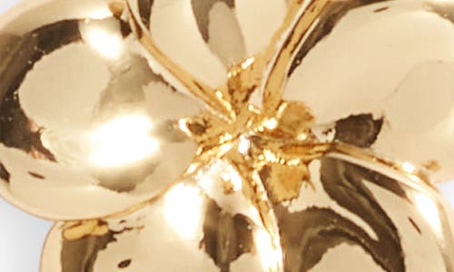 Kiara By Ki-ele Melia Plumeria Pendant Necklace In Gold
