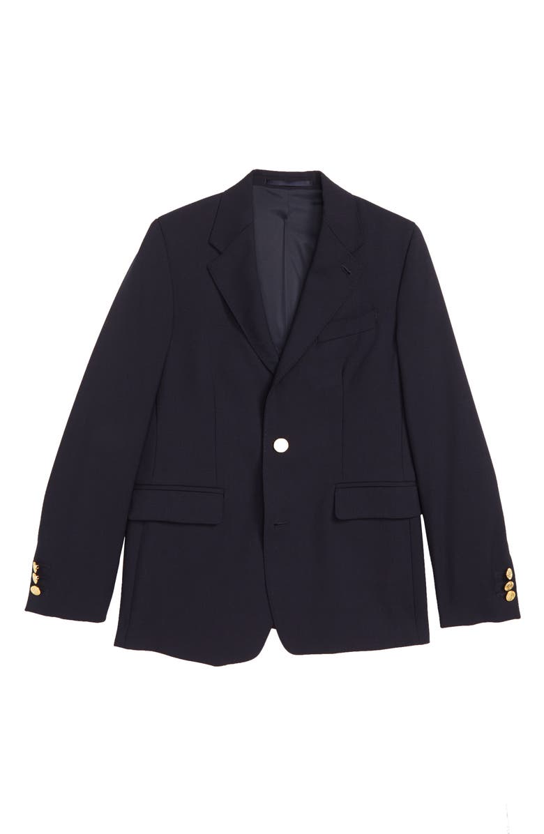 vineyard vines Kids' Virgin Wool Blazer, Main, color, Blue Blazer