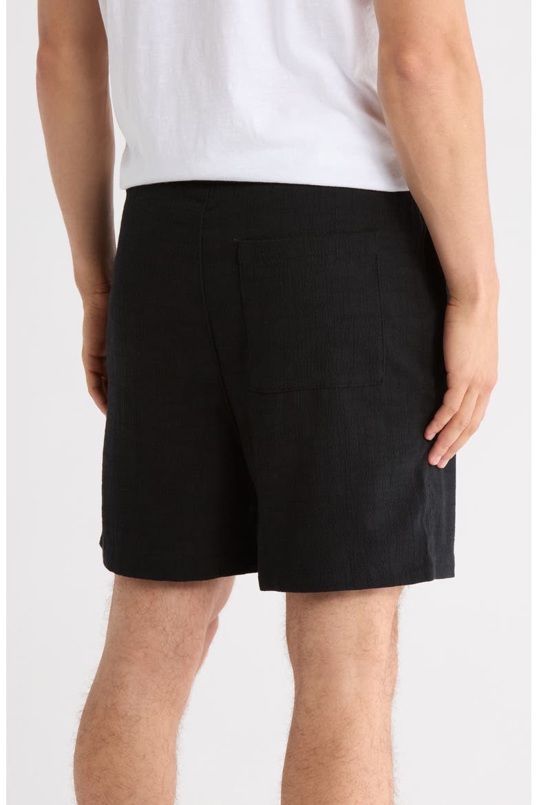 Pull-On Drawstring Shorts, Alternate, color, BLACK