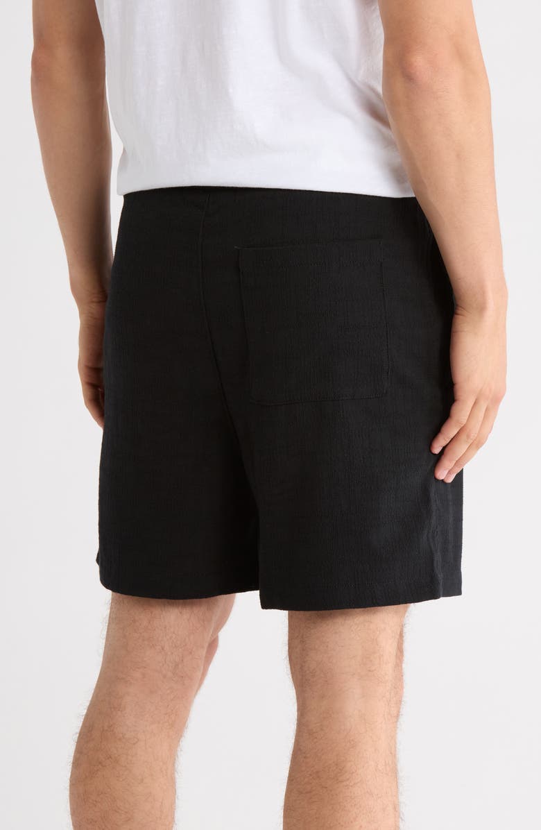 DENIM AND FLOWER Pull-On Drawstring Shorts, Alternate, color, Black