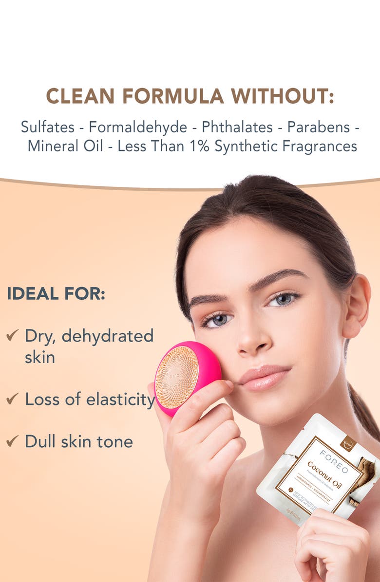 FOREO UFO Mask Natural Coconut Oil, Alternate, color, NO COLOR