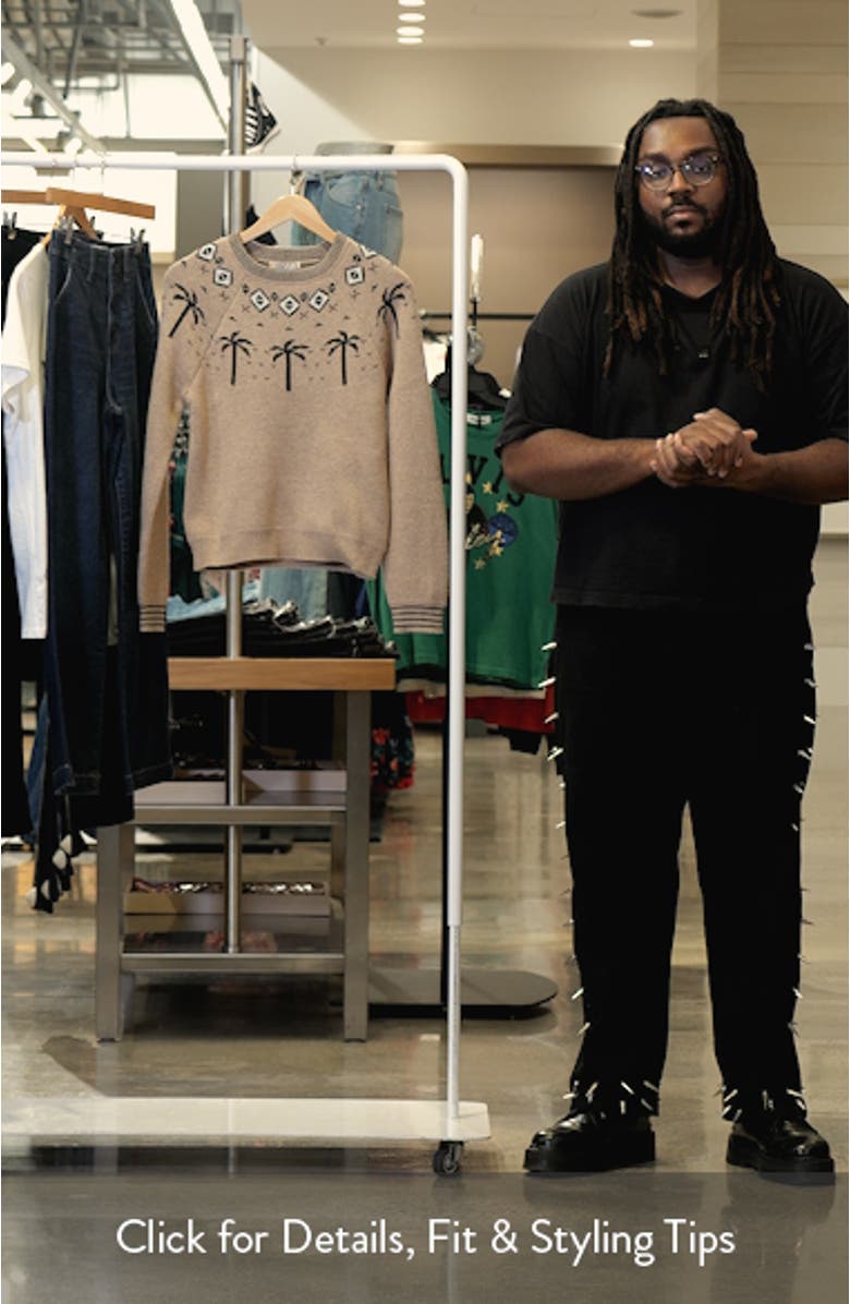 Archive Avalon Fair Isle Crewneck Sweater, sales video thumbnail