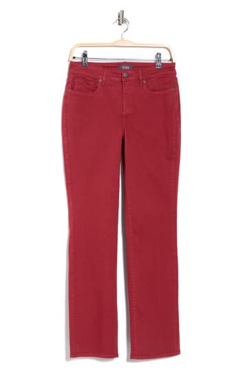 Nydj Marilyn Straight Leg Jeans In Purple