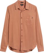 AG Aiden Solid Lyocell Button-Up Shirt