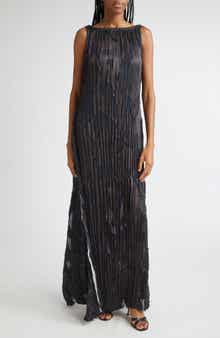 Jason Wu Collection Abstract Stripe Jacquard Gown