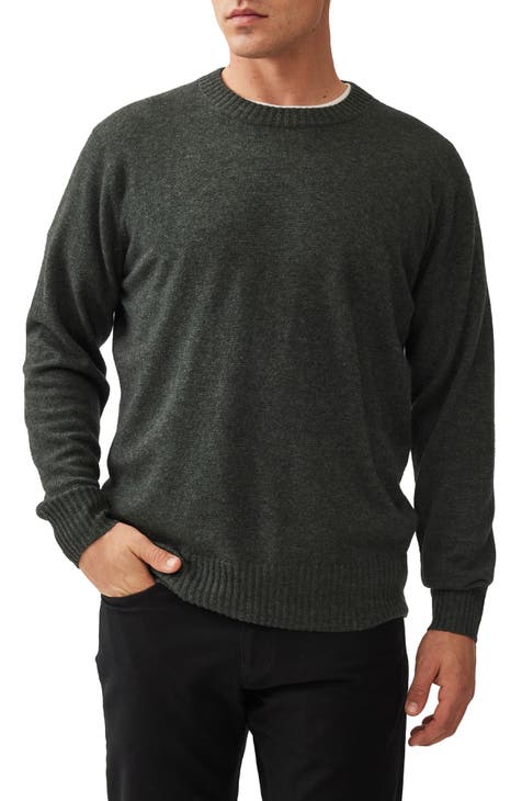 Nordstrom Cashmere Crewneck Sweater, Men's Size 2XL - deals Green