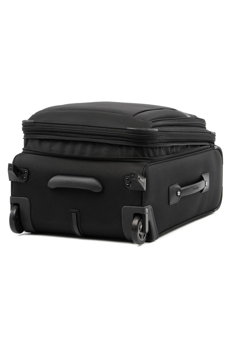 Platinum Elite Softside Expandable 22" Upright Carry On Luggage, Alternate, color, Shadow Black
