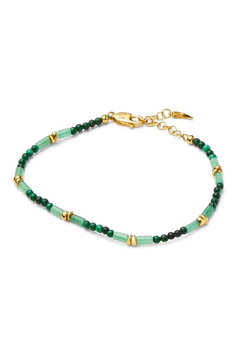 Beaded Gemstone Bracelet, Main, color, GOLD