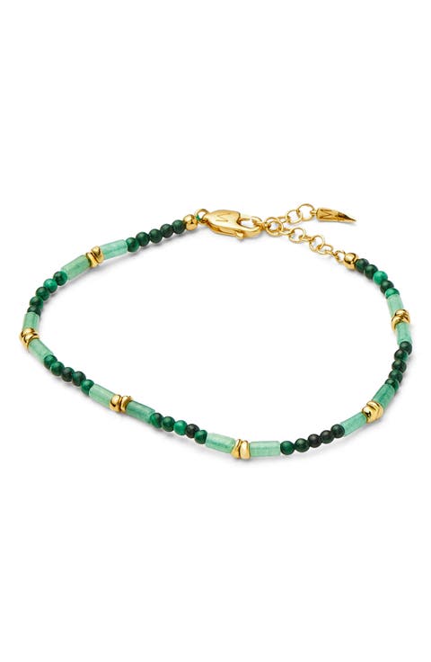 Beaded Gemstone Bracelet