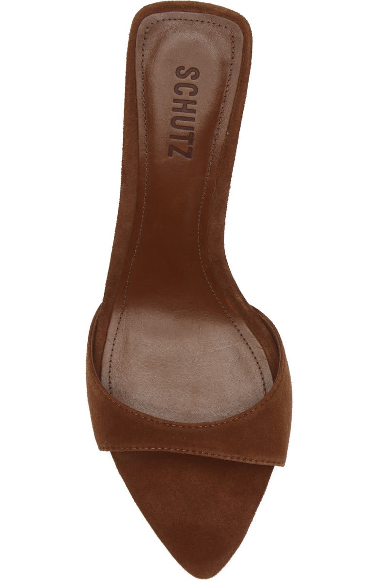 Schutz Elodie Sandal, Alternate, color, Dark Caramel