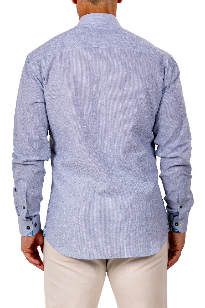 Fibonacci Marthy Contemporary Fit Button-Up Shirt, Alternate, color, GREY