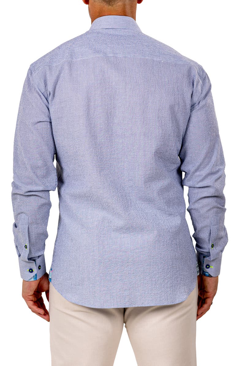 Maceoo Fibonacci Marthy Contemporary Fit Button-Up Shirt, Alternate, color, Grey