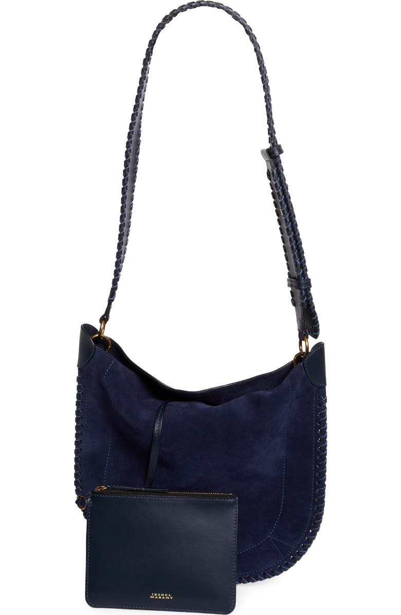 Isabel Marant Oskan XO Capsule Suede Shoulder Bag, Alternate, color,