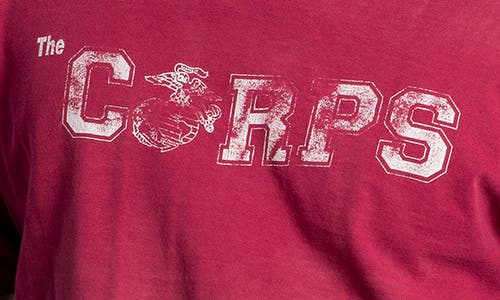 Elwood Vintage The Corps Tee In Multi