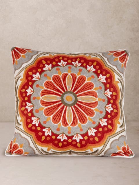 Holi Throw Pillow Cover