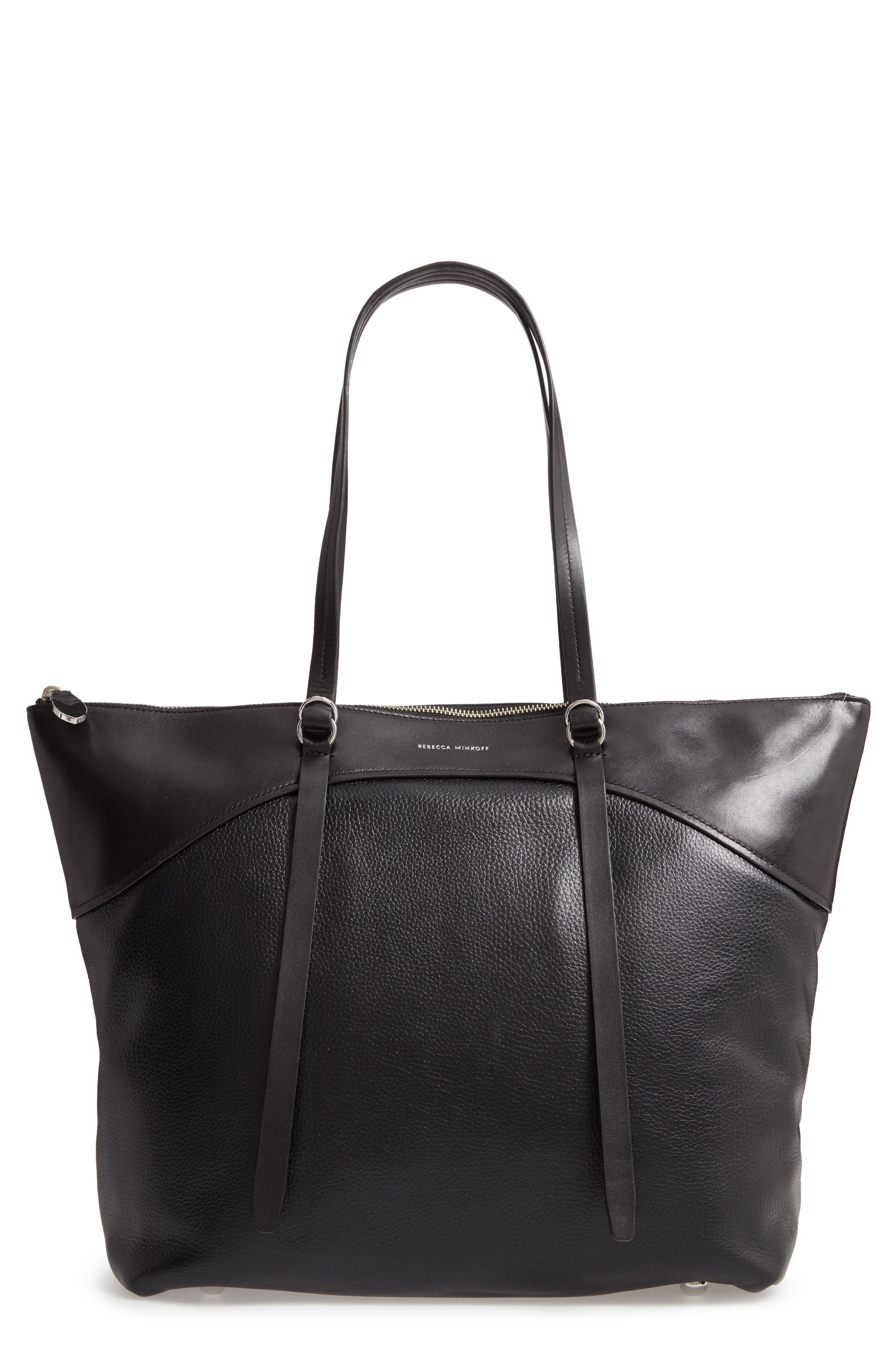 Rebecca Minkoff Signature Leather Tote, Main, color, 