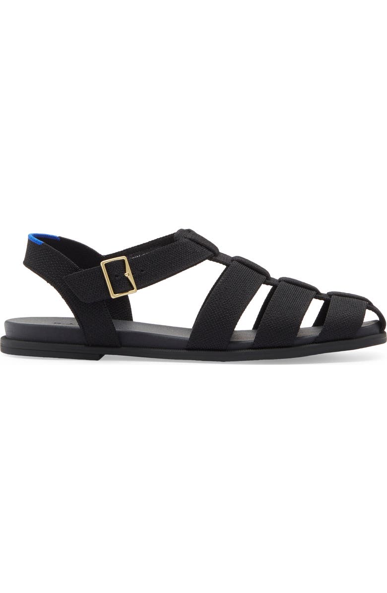 Rothy's The Fisherman Sandal, Alternate, color, Black