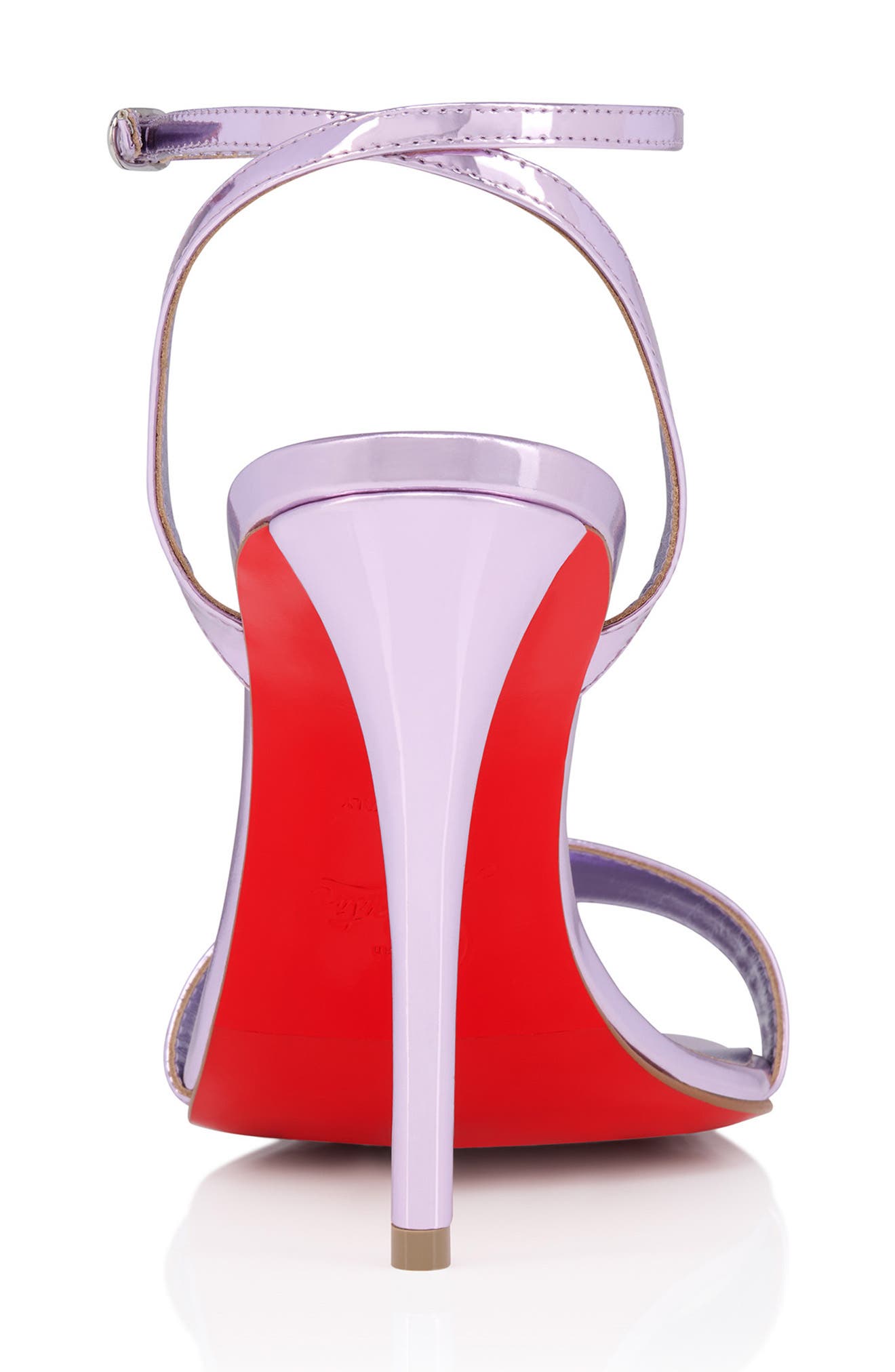 Christian Louboutin Miss Z Ankle Strap Sandal, Alternate, color, Rhapsody/ Lin Rhapsody