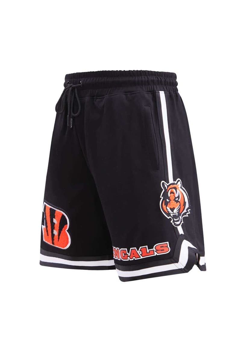 Men's Pro Standard Black Cincinnati Bengals Classic Chenille Shorts, Alternate, color, Black