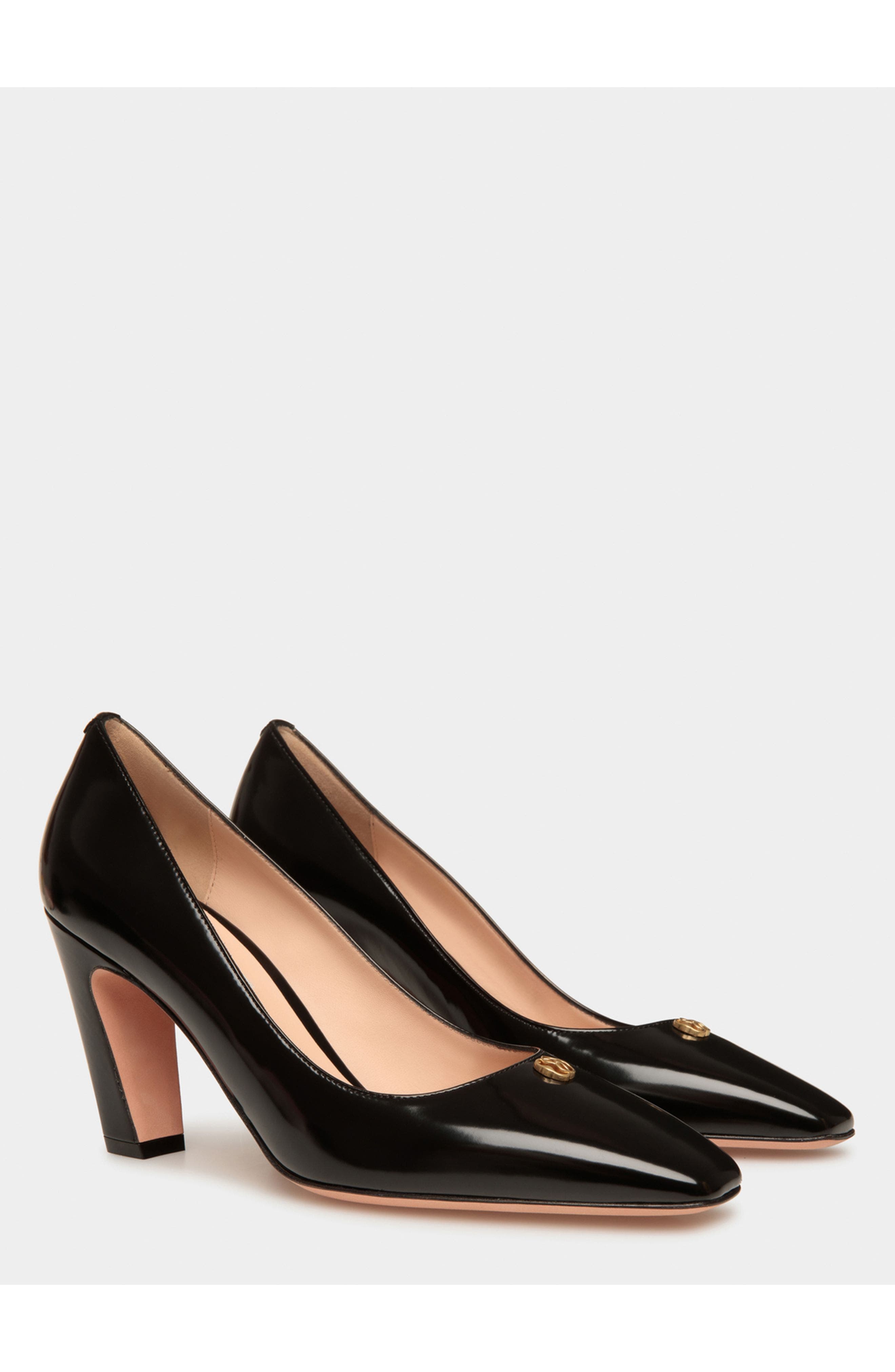 Bally Sylt Pump In Calf Leather, Alternate, color, Black
