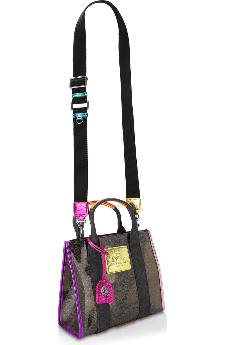 Kurt Geiger London Small Southbank Clear Vinyl Tote, Alternate, color,