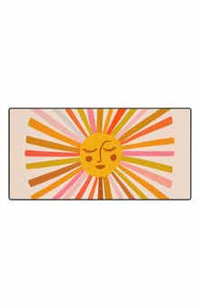Deny Designs Cat Coquillette Sunshine Retro Desk Mat