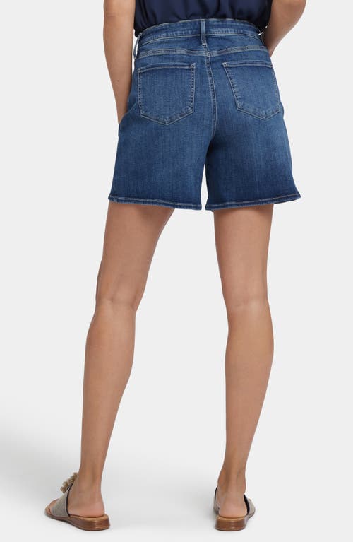 Nydj Birkin High Waist Denim Shorts In Valencia Surf
