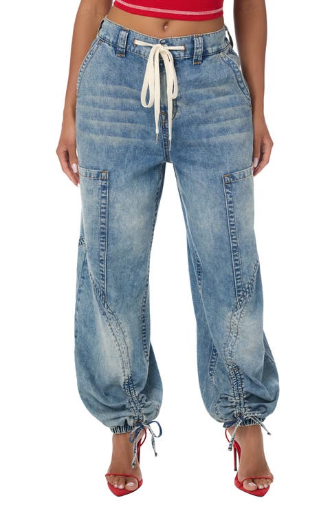 Balloon High Waist Jogger Jeans