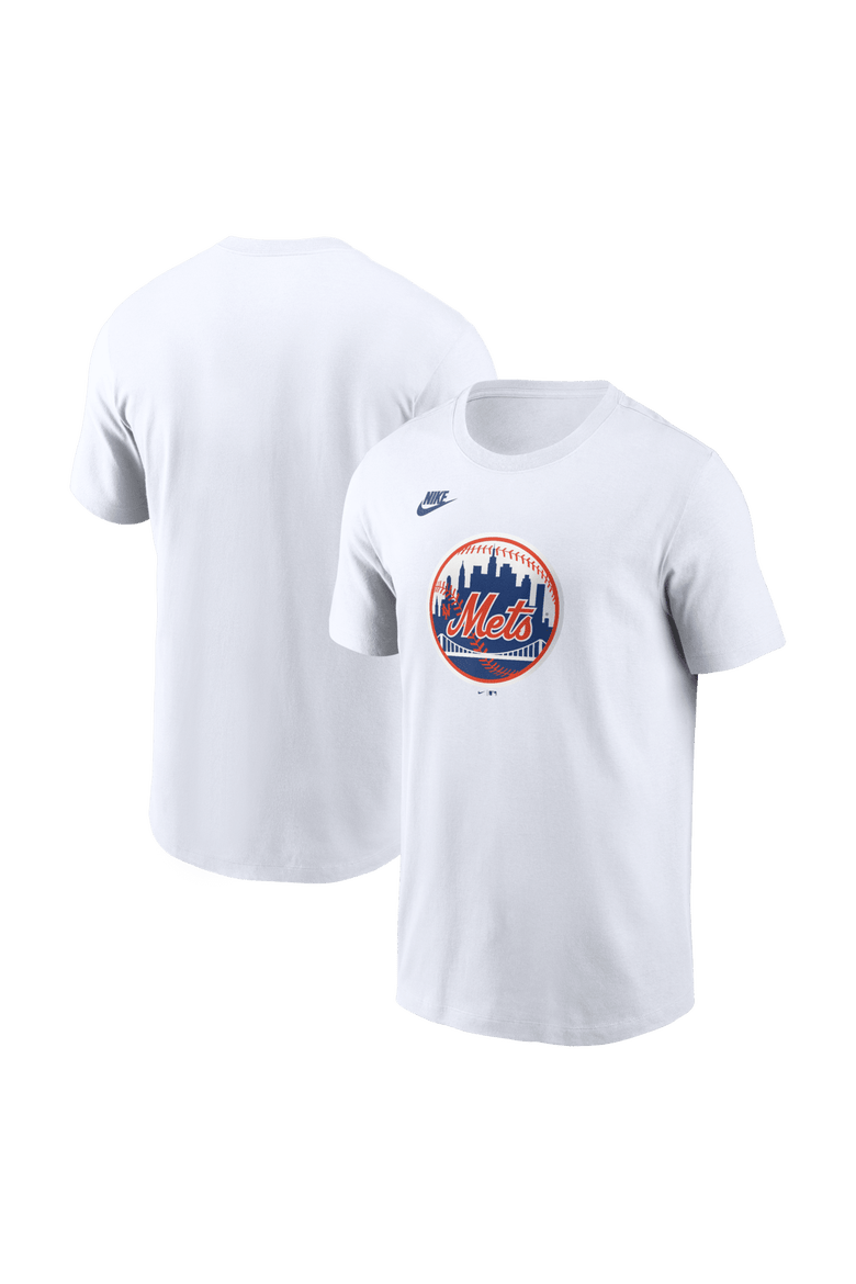 Men's Nike White New York Mets Cooperstown Collection Logo T-Shirt, Main, color, White