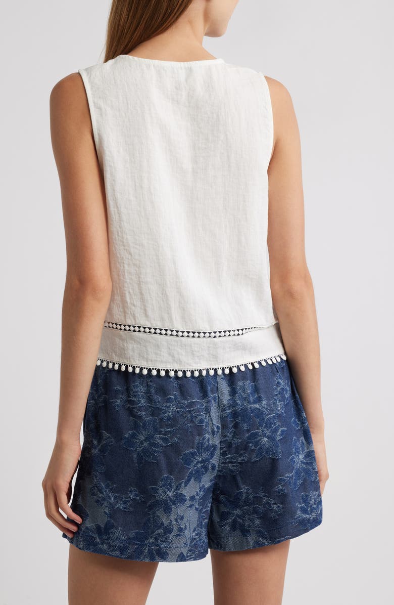 NEXT Sleeveless Tie Front Top, Alternate, color,