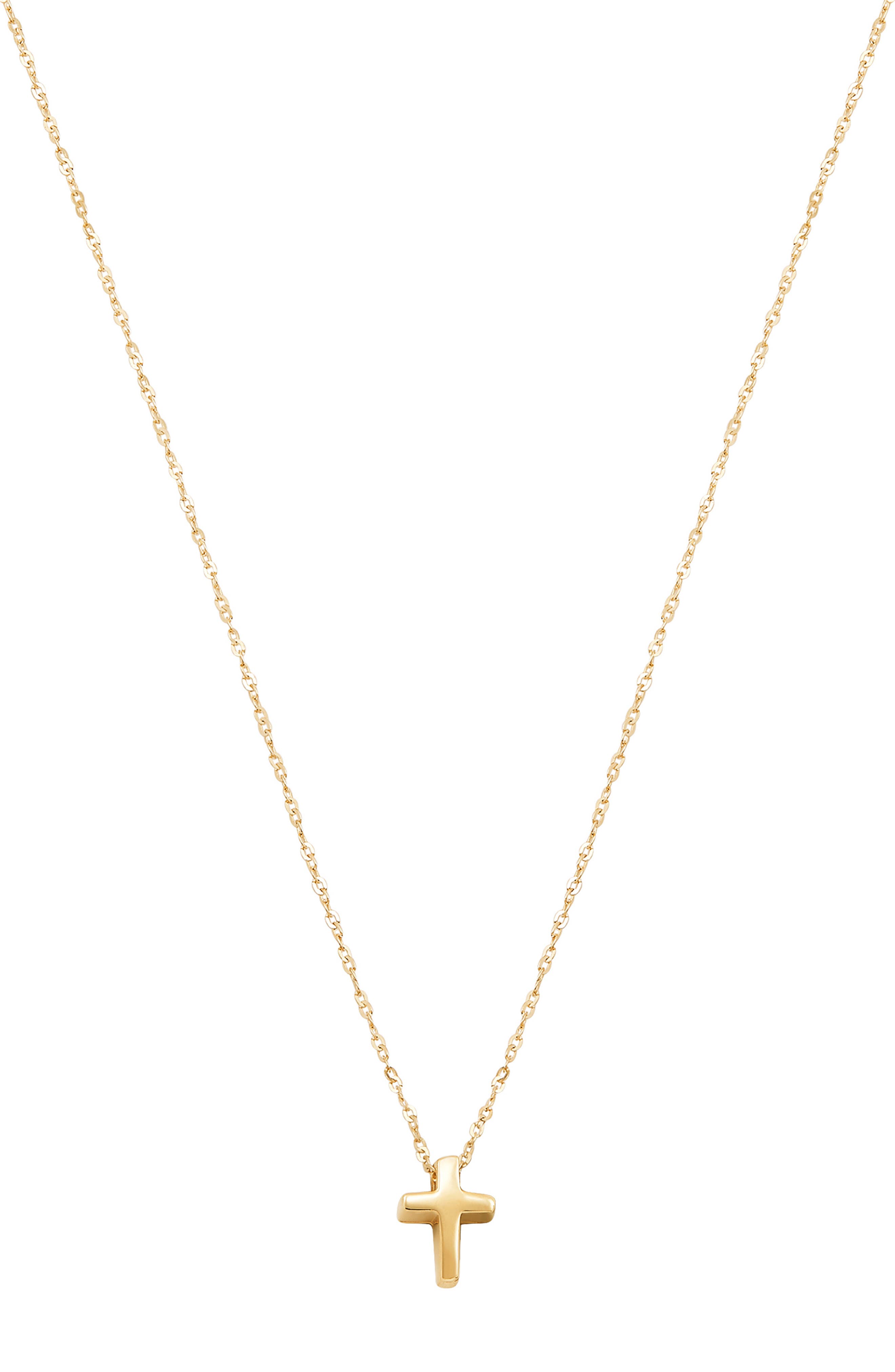 Frankie & Zoe Polished Cross Pendant Necklace