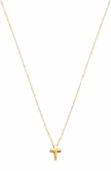 Frankie & Zoe Polished Cross Pendant Necklace