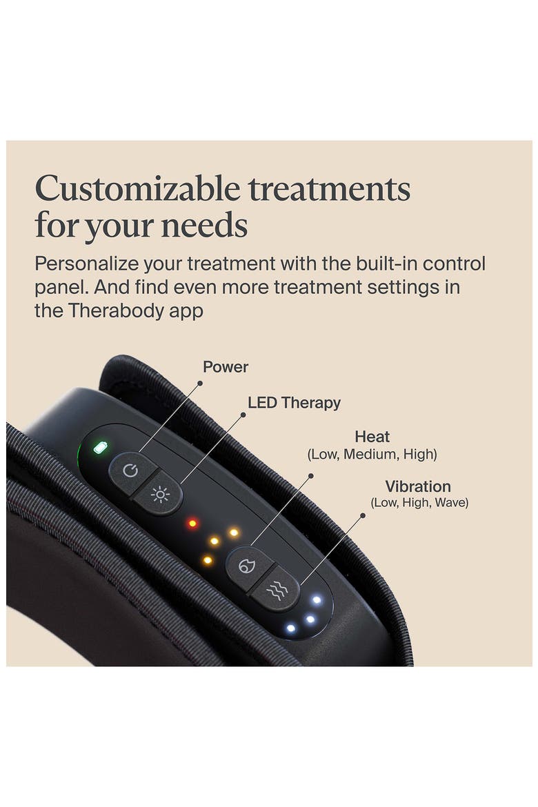 TheraBack LED Light & Vibration Therapy Device, Alternate, color, BLACK