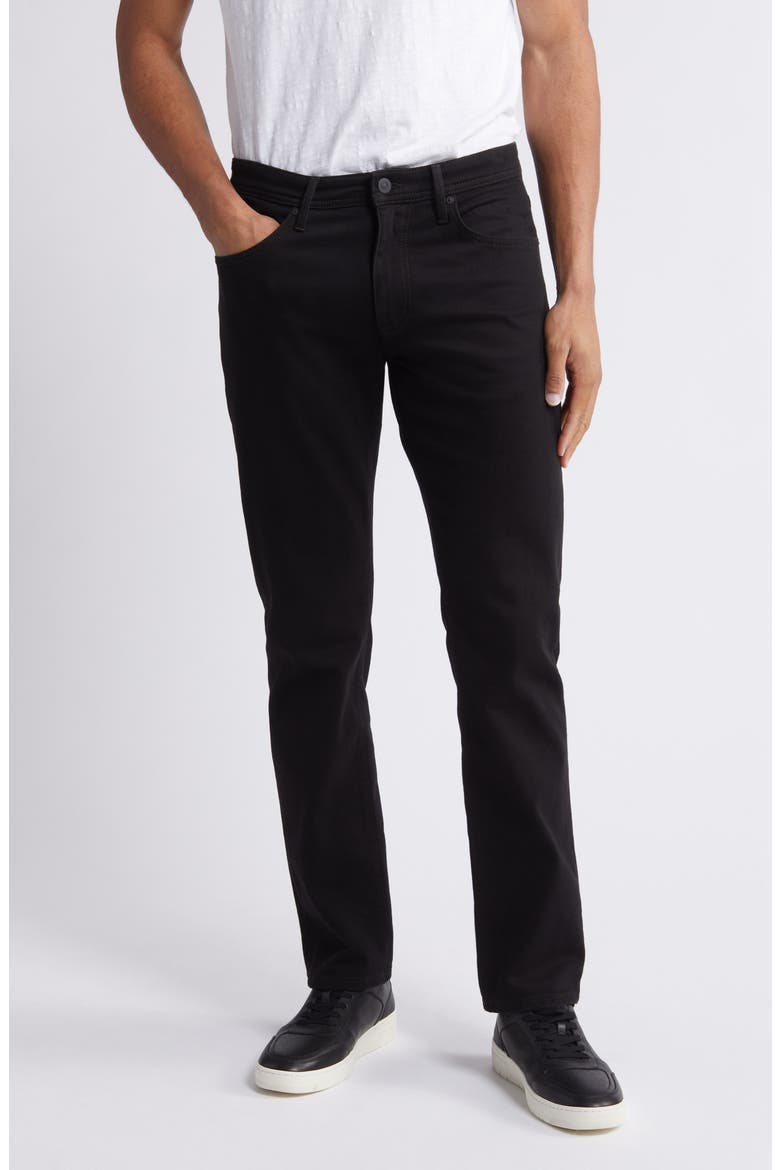Straight Leg Jeans, Main, color, BLACK DENIM