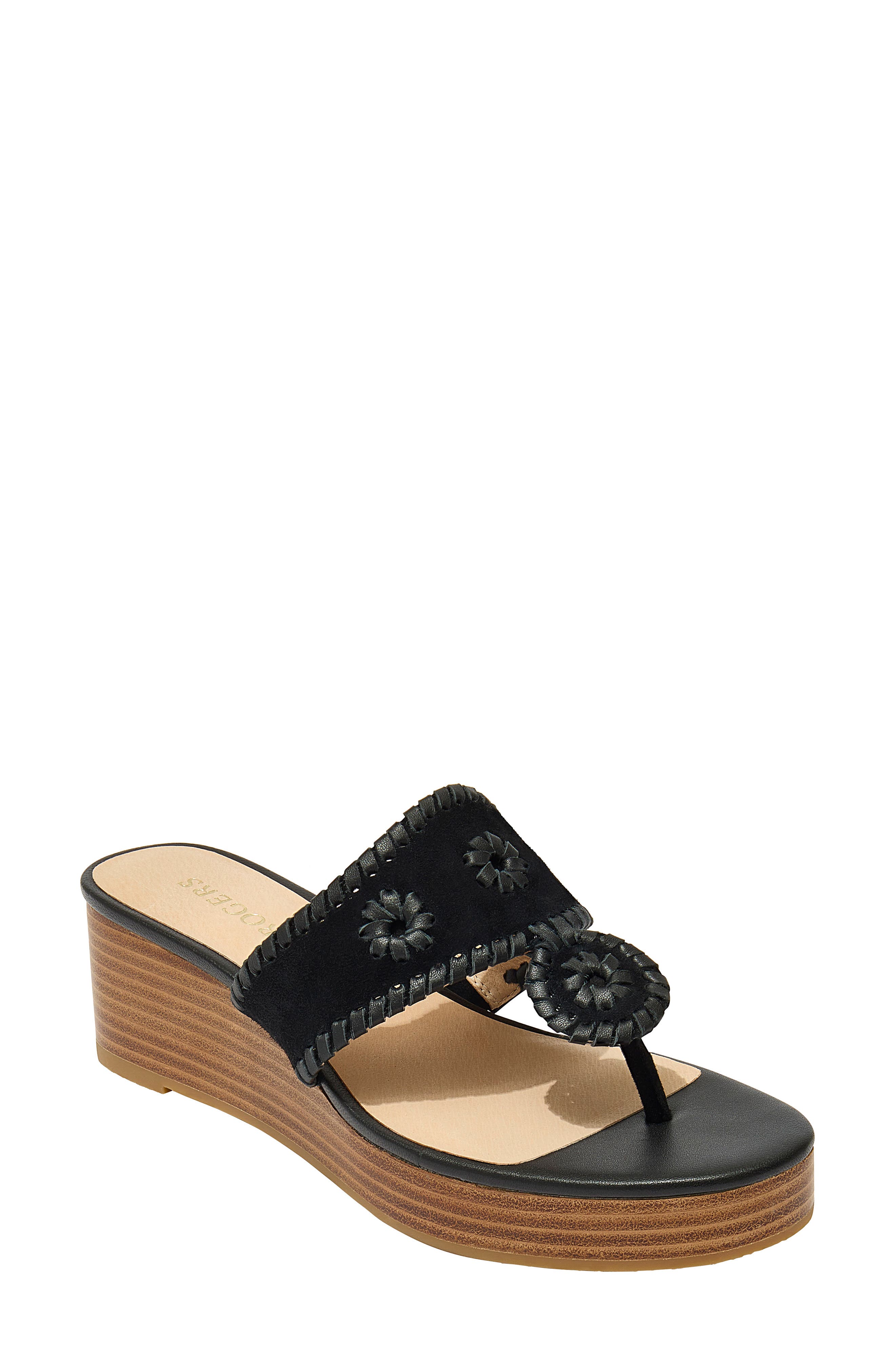 Jack Rogers Jacks Platform Wedge Flip Flop, Main, color, 
