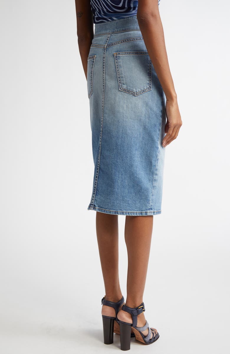 Ramy Brook Karter Denim Skirt, Alternate, color,