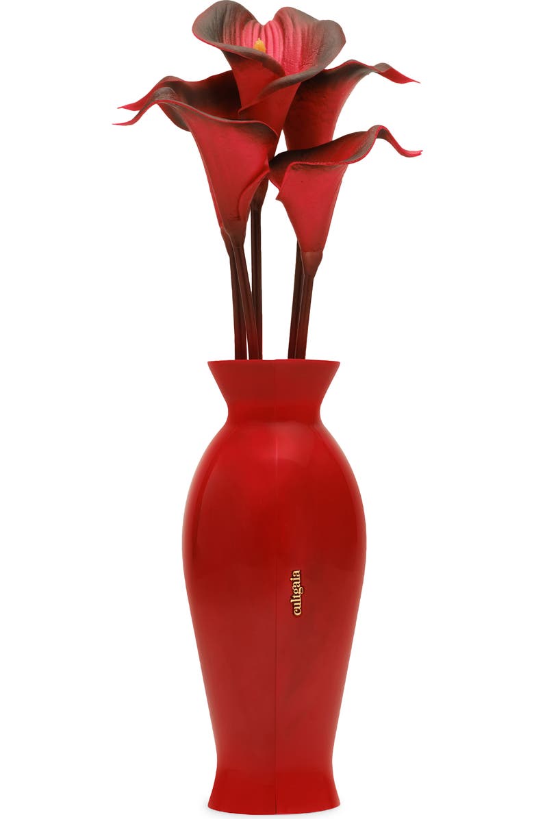 Cult Gaia Florence Clutch, Main, color, Vermilion