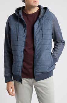 Cowandame Mixed Media Quilted Jacket